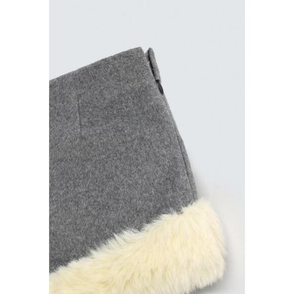 ZARA CONTRAST FAUX FUR SHORTS FOR ZARA X DISNEY HARRY LAMBERT - Picture 5 of 5